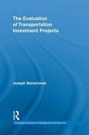 Buy The Evaluation of Transportation Investment Projects
