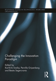 Buy Challenging the Innovation Paradigm