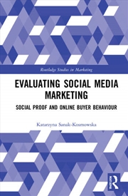 Buy Evaluating Social Media Marketing
