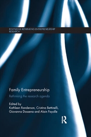 Buy Family Entrepreneurship