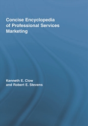Buy Concise Encyclopedia of Professional Services Marketing
