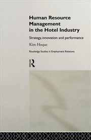 Buy Human Resource Management in the Hotel Industry