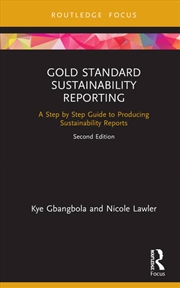Buy Gold Standard Sustainability Reporting