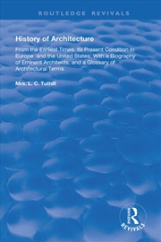 Buy History of Architecture From the Earliest Times