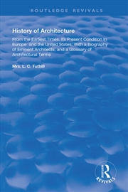 Buy History of Architecture From the Earliest Times