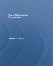 Buy Public Management: Old and New