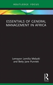 Buy Essentials of General Management in Africa