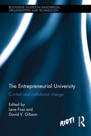 Buy The Entrepreneurial University