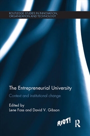 Buy The Entrepreneurial University