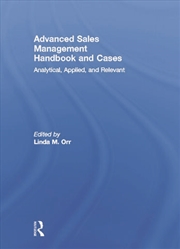 Buy Advanced Sales Management Handbook and Cases