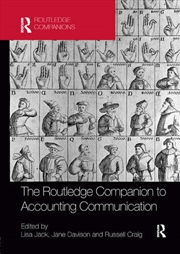 Buy The Routledge Companion to Accounting Communication