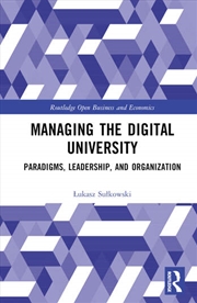 Buy Managing the Digital University