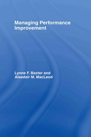Buy Managing Performance Improvement