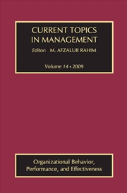 Buy Current Topics in Management