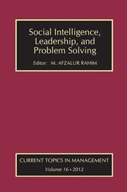 Buy Social Intelligence, Leadership, and Problem Solving