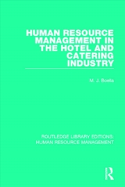 Buy Human Resource Management in the Hotel and Catering Industry