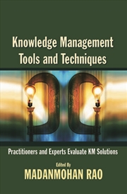 Buy Knowledge Management Tools and Techniques
