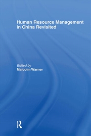 Buy Human Resource Management in China Revisited