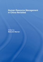 Buy Human Resource Management in China Revisited