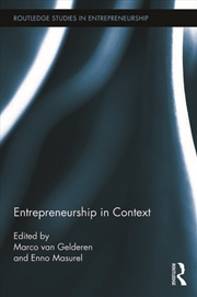 Buy Entrepreneurship in Context