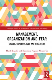 Buy Management, Organization and Fear