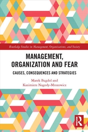 Buy Management, Organization and Fear