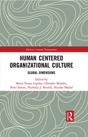 Buy Human Centered Organizational Culture