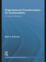 Buy Organizational Transformation for Sustainability