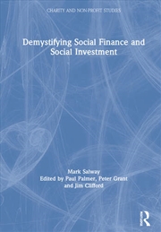 Buy Demystifying Social Finance and Social Investment