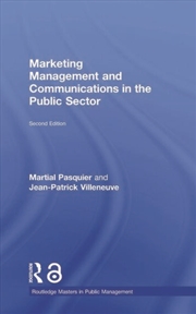 Buy Marketing Management and Communications in the Public Sector