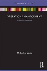 Buy Operations Management