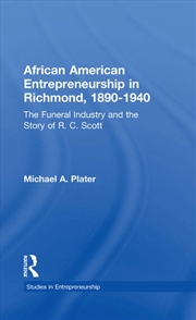 Buy African American Entrepreneurship in Richmond, 1890-1940