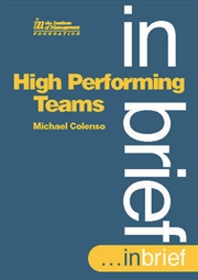 Buy High Performing Teams In Brief