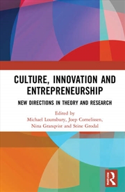 Buy Culture, Innovation and Entrepreneurship