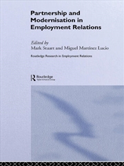 Buy Partnership and Modernisation in Employment Relations