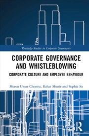 Buy Corporate Governance and Whistleblowing