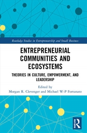 Buy Entrepreneurial Communities and Ecosystems