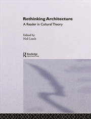 Buy Rethinking Architecture