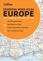 Buy 2022 Collins Essential Road Atlas Europe [New Edition]