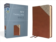 Buy NIV Thinline Bible, Red Letter, Comfort Print [Brown]