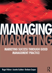 Buy Managing Marketing