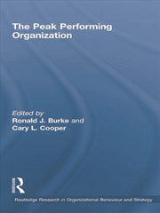 Buy The Peak Performing Organization