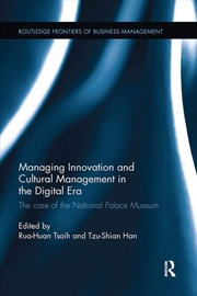 Buy Managing Innovation and Cultural Management in the Digital Era
