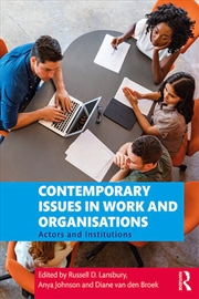 Buy Contemporary Issues in Work and Organisations