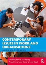 Buy Contemporary Issues in Work and Organisations