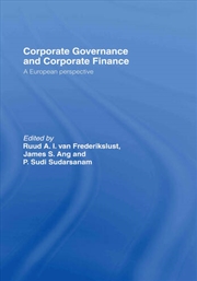 Buy Corporate Governance and Corporate Finance
