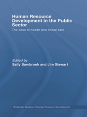 Buy Human Resource Development in the Public Sector