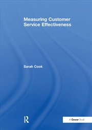 Buy Measuring Customer Service Effectiveness