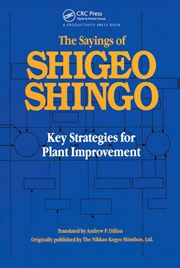 Buy The Sayings of Shigeo Shingo