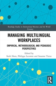 Buy Managing Multilingual Workplaces
